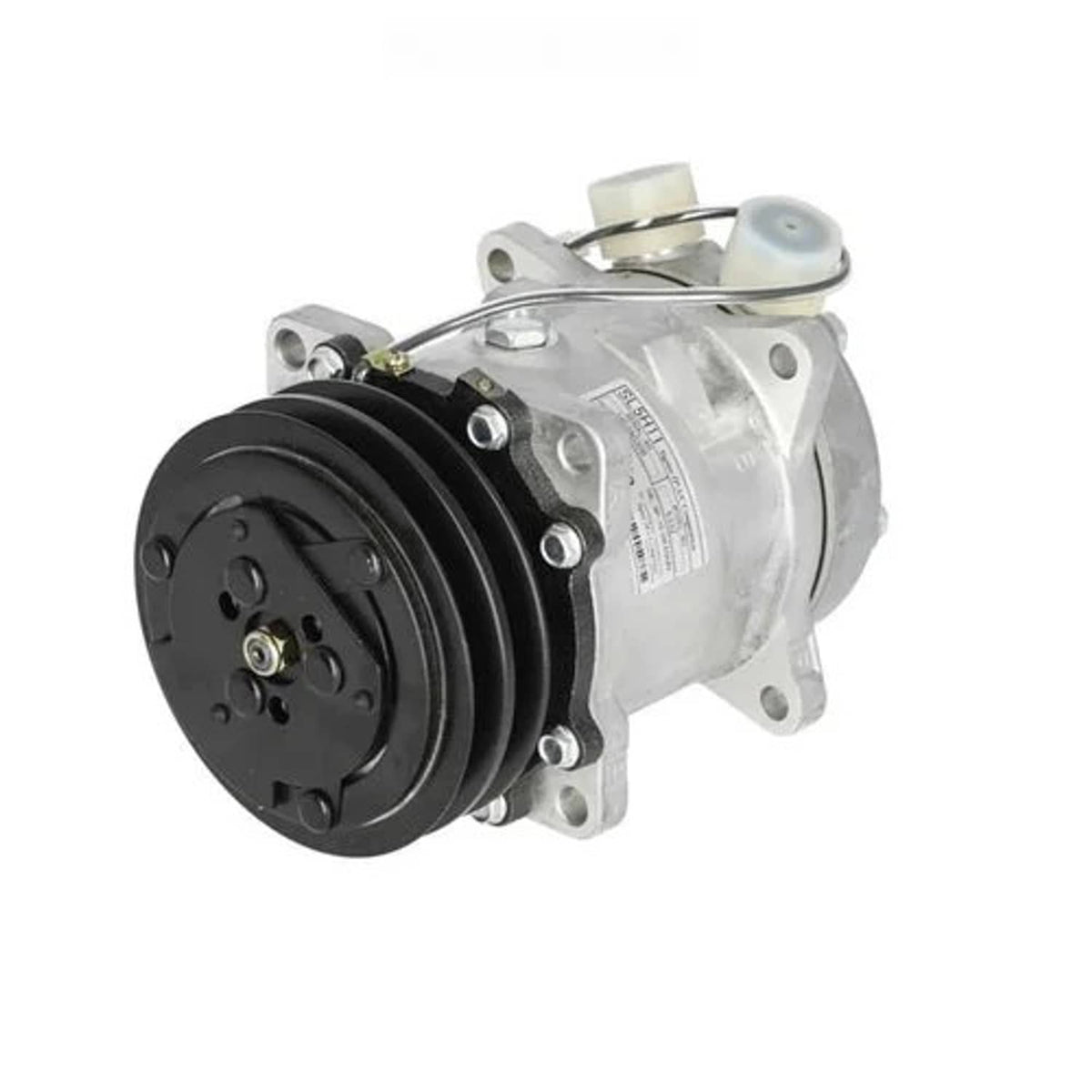 Bethesda Industrial Air Conditioning Compressor - 12V Square Connector Sanden Style SD5H11