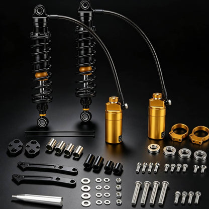 Bethesda Industrial Remote Reservoir Rear Suspensions Shock For Harley Electra Glide FLHT 2019-2022