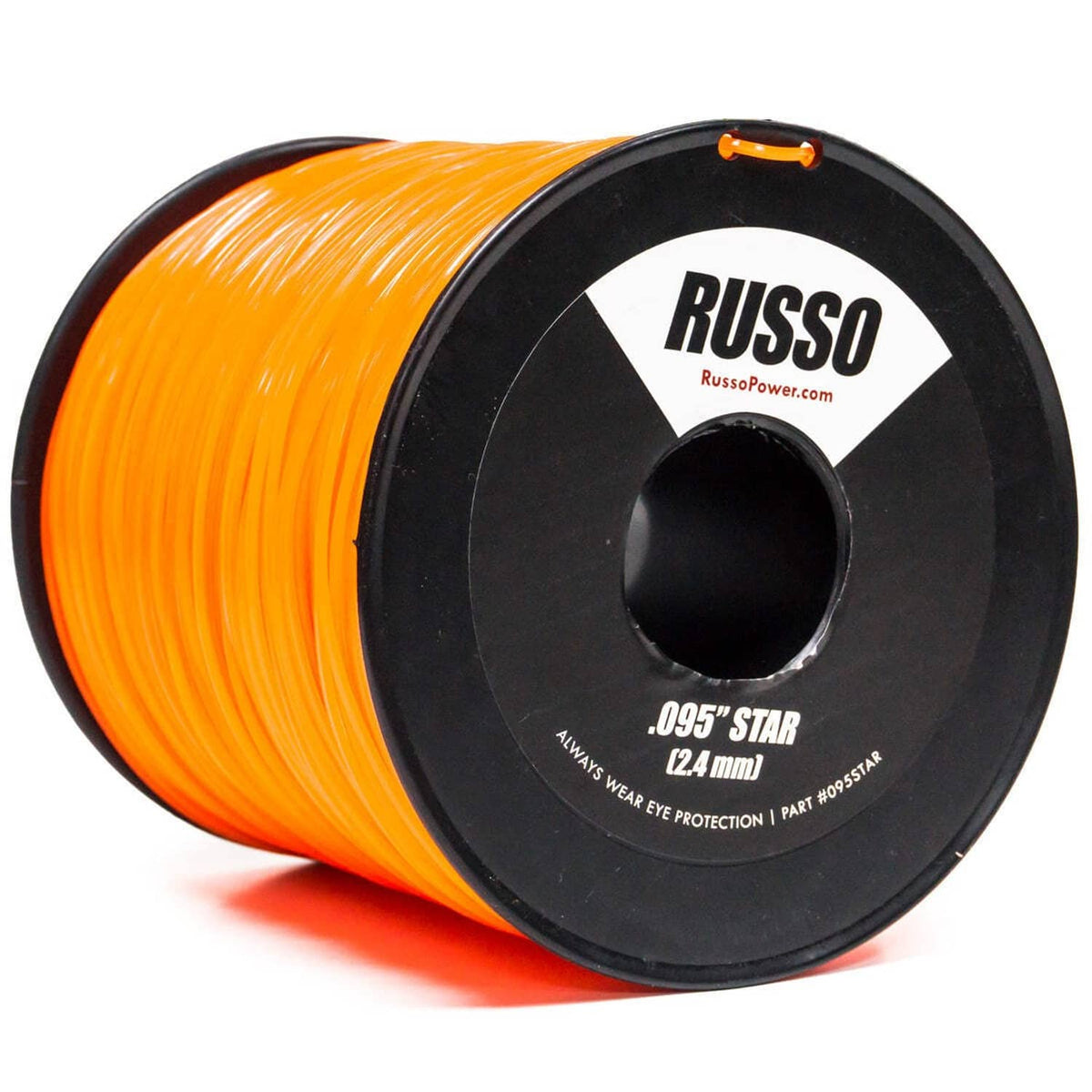 Bethesda Industrial 6 Raptor 5lb .095 Star Orange String Trimmer Line Crossfire Shape Fits Echo