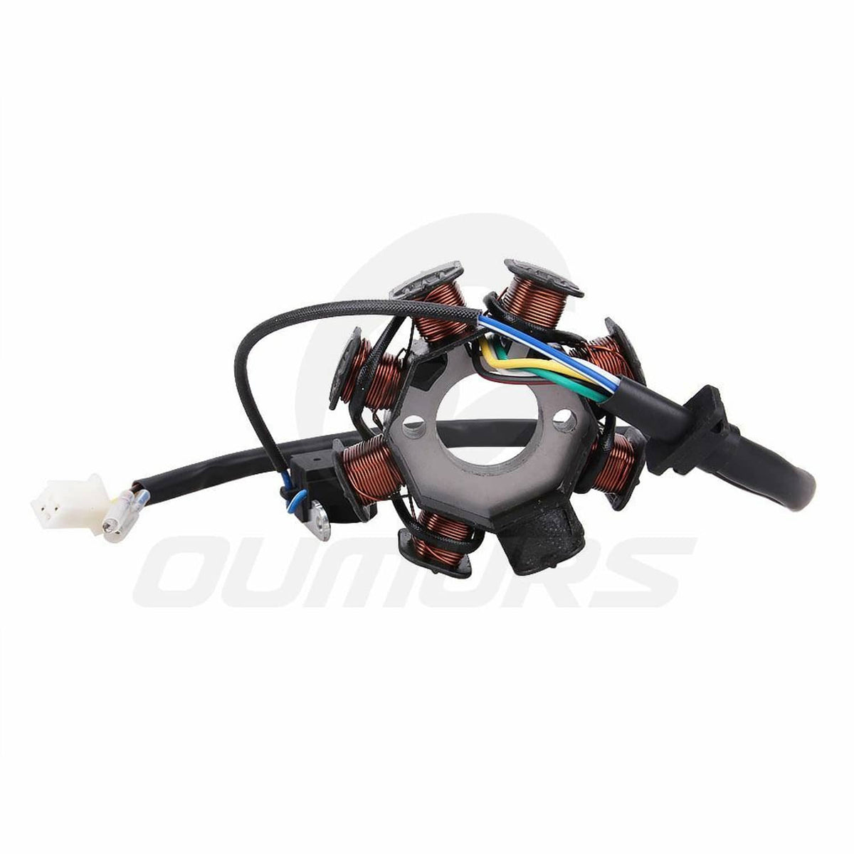 Bethesda Industrial 8 Pole Coil Magneto Stator for GY6 125cc 150cc Scooter ATV Moped 5 Wires