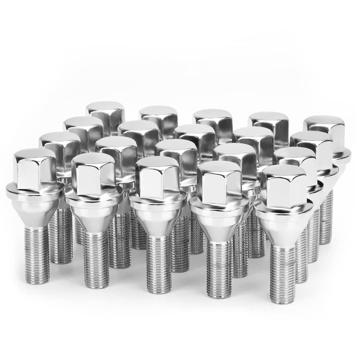 Bethesda Industrial 20PCS 12x1.25 Wheel Lug Nuts For Jeep Cherokee Compass Dodge Dart Chrysler 200