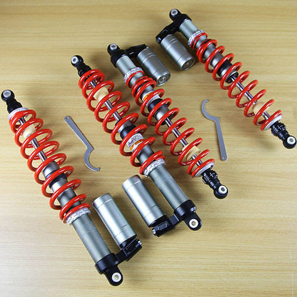 Bethesda Industrial 4X Front + Rear Air Shocks Absorbers Set For 2009-2014 Polaris RZR 800 S UTV