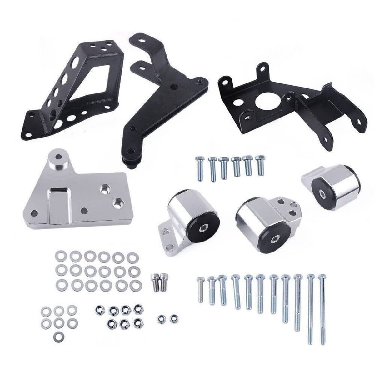 Bethesda Industrial Engine Mount Bracket for Honda Civic 92-95 EG K-Swap K20 K24 K-Series DC2 EG6 DC