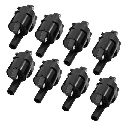 Bethesda Industrial For GMC Chevy Silverado 1500 5.3L 6.2L 8Pack Round Ignition Coil Spark Plug Wire