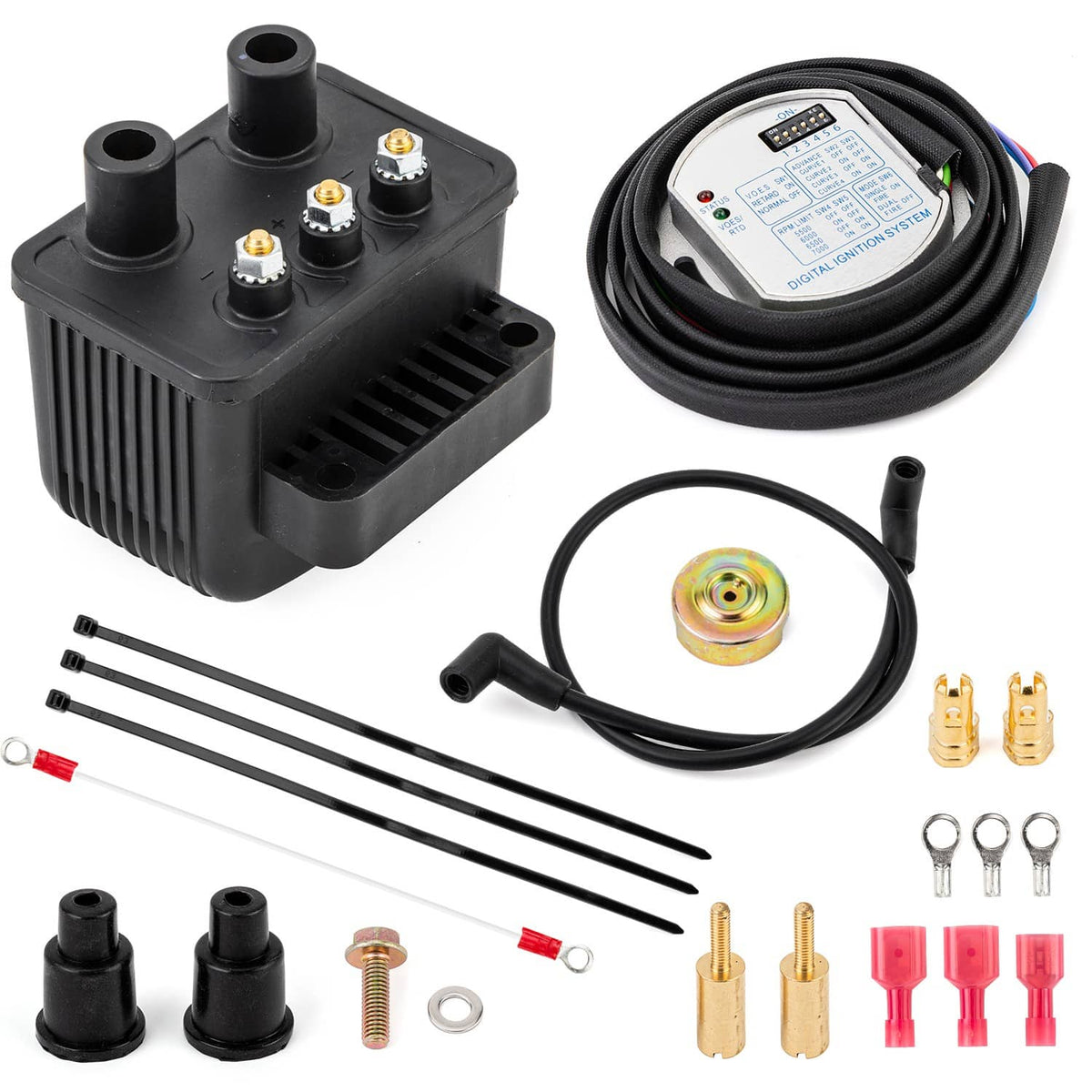 Bethesda Industrial 53-660  Single Fire Programmable Ignition Kit For Big Twin Evo 53-644