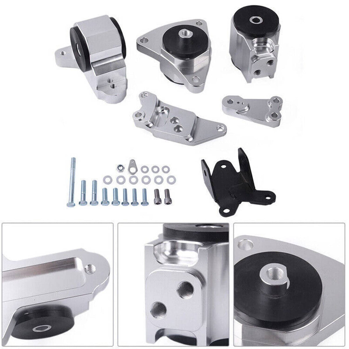 Bethesda Industrial New Engine Motor Mount Kit For 02-06 Acura RSX DC5/02-05 EP3 SI K20 K24 K Series