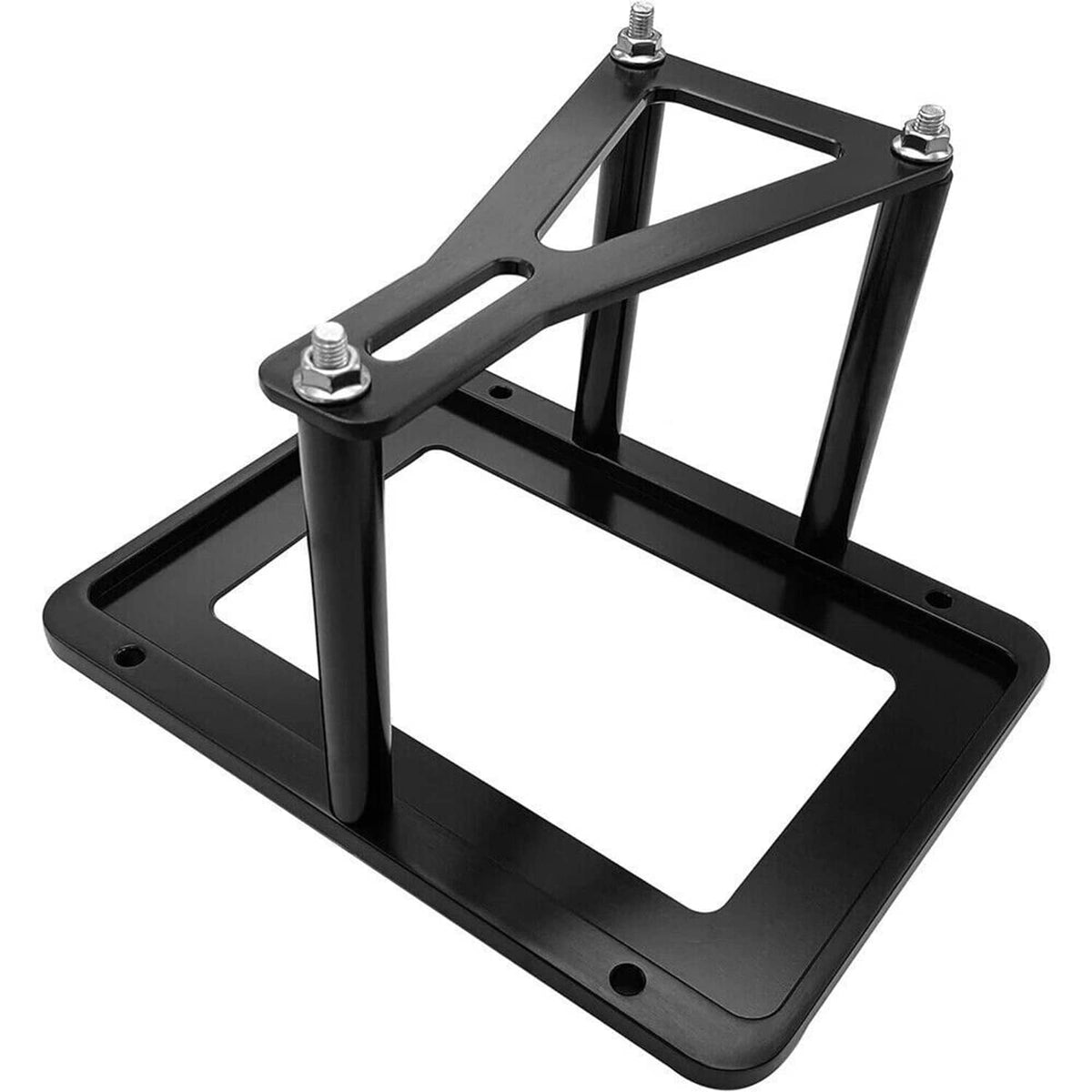 Bethesda Industrial Billet Aluminum Black Battery Tray Hold Down Trunk Relocation Box Racing Mount
