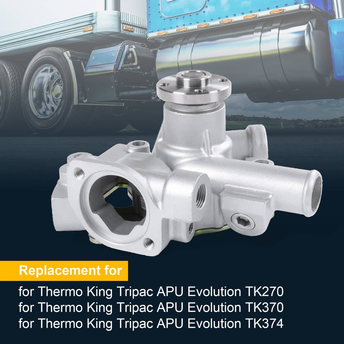 Bethesda Industrial Water Pump 13-2269 132269 For Thermo King Tripac APU Evolution TK270 TK370