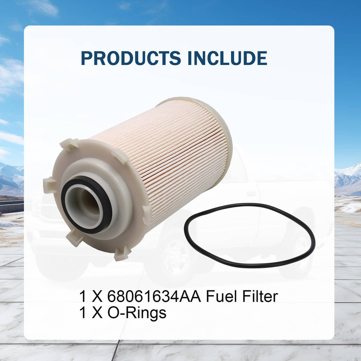 Bethesda Industrial 68061634AA Fuel Filter For 2007-2010 Dodge Ram 2500 3500 6.7L Cummins Diesel