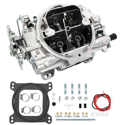 Bethesda Industrial Silver 4 Barrel Carburetor w/Manual Electric Choke For Edelbrock 1405 Performer