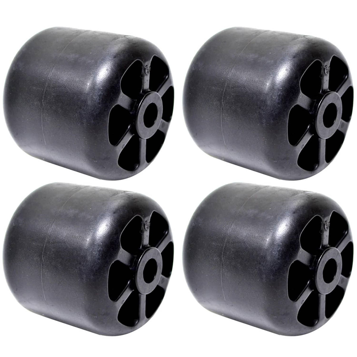 Bethesda Industrial 4PK Plastic Deck Wheel For John Deere 48" 54" 60" Cut Lawn Tractor Mowers