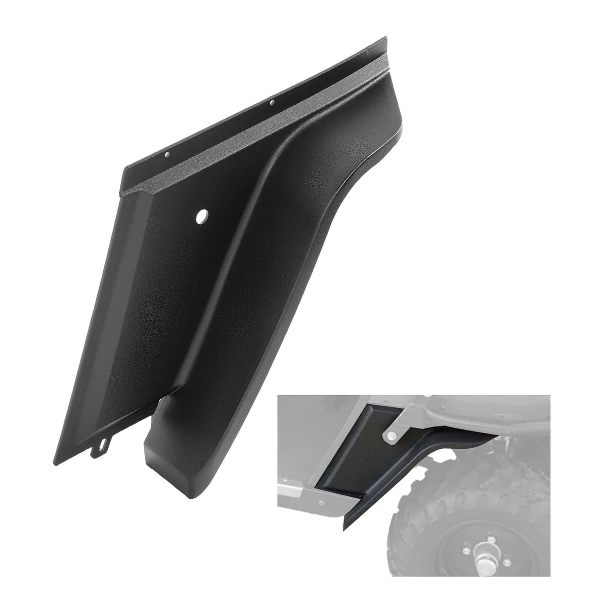 Bethesda Industrial Golf Cart Front Passenger Side Fender Flare Set For EZGO ST MPT Workhorse 99-13