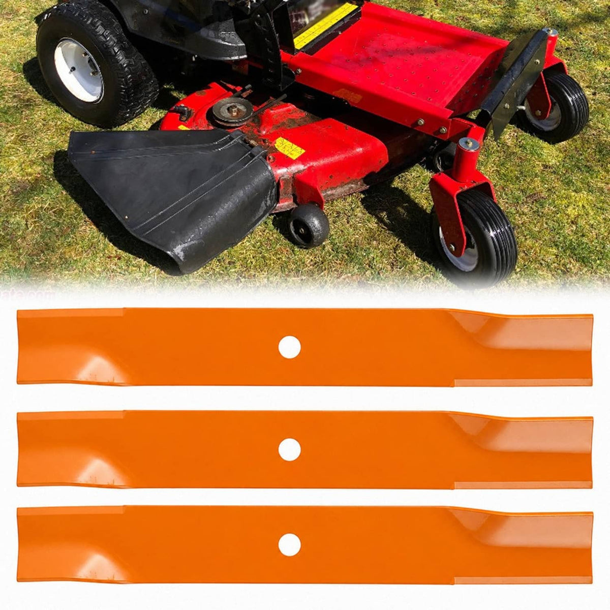 Bethesda Industrial Mower Deck Blade for Toro TimeCutter 5000 SS5000 115-5059-03 94-128 3-Packs