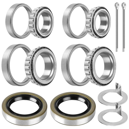 Bethesda Industrial Set of 2 Trailer Bearing Kit Seals L44649/L44610, L68149/L68111 For 3500# Axle