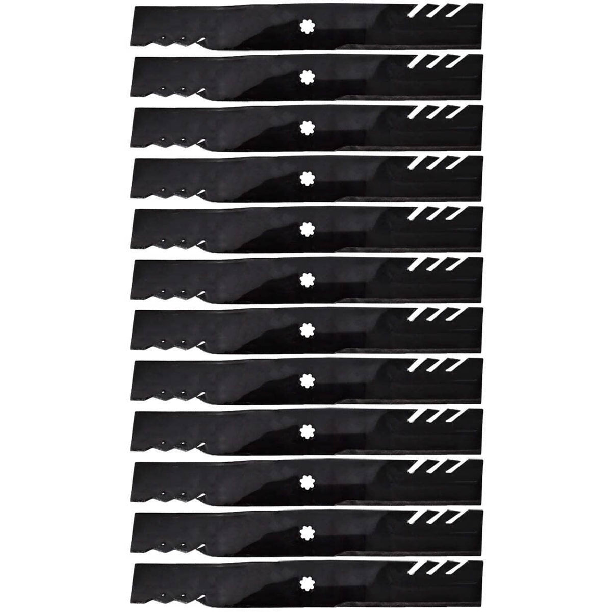 Bethesda Industrial 12PK Gator Blades for John Deere AM137327, AM137328, AM137329