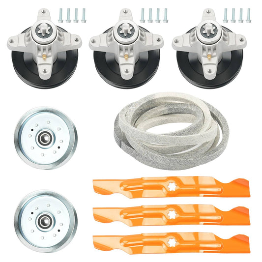 Bethesda Industrial 50" Deck Rebuild Kit For Cub Cadet LTX 1050 KH Spindle & Blade w/ Pulley & Belt