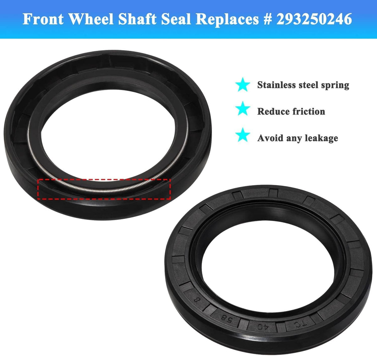 Bethesda Industrial 4 Wheel Bearings & Seals For Can-Am Renegade/Commander/Maverick 1000 850 800 570