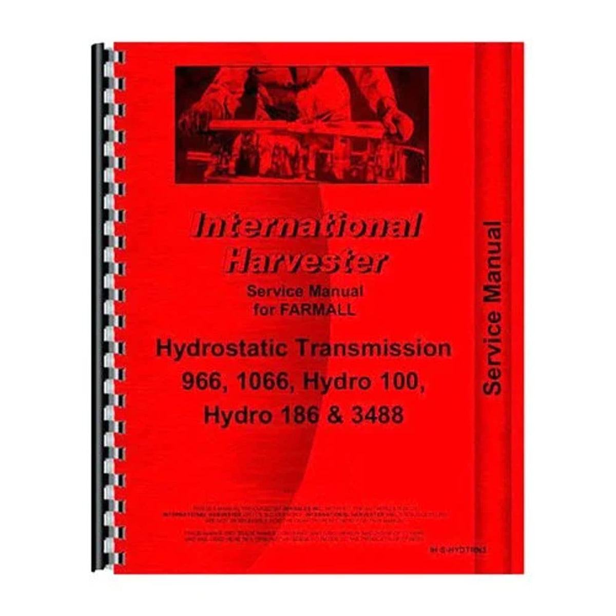 Bethesda Industrial Service Manual fits International Hydro 100 Hydro 186 1026 826