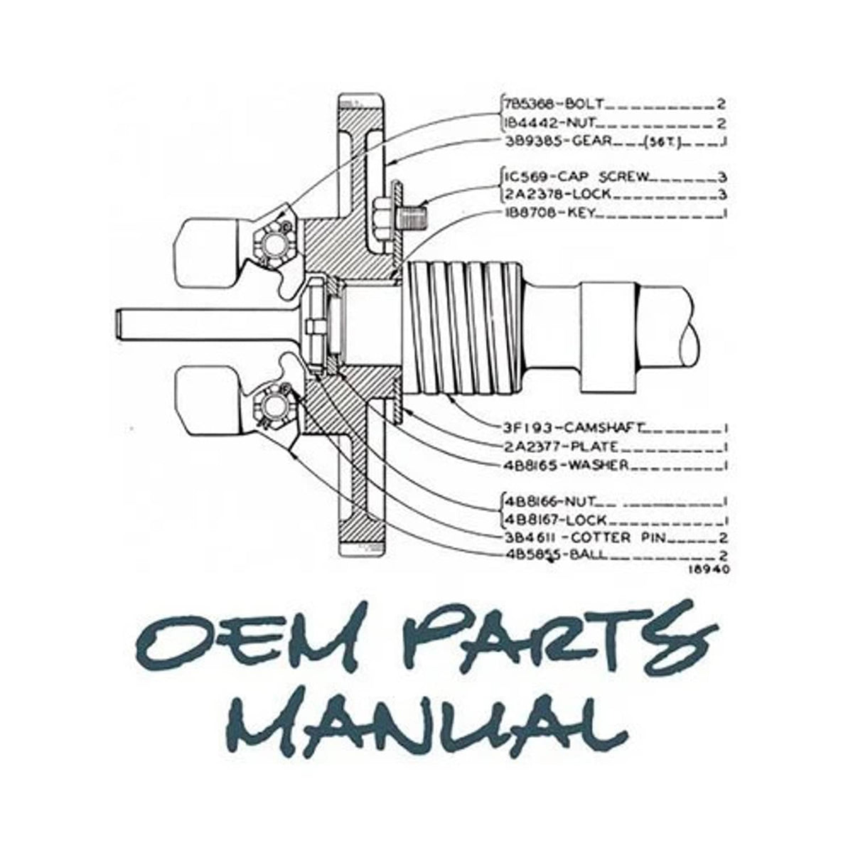 Bethesda Industrial Parts Manual fits Massey Ferguson 261