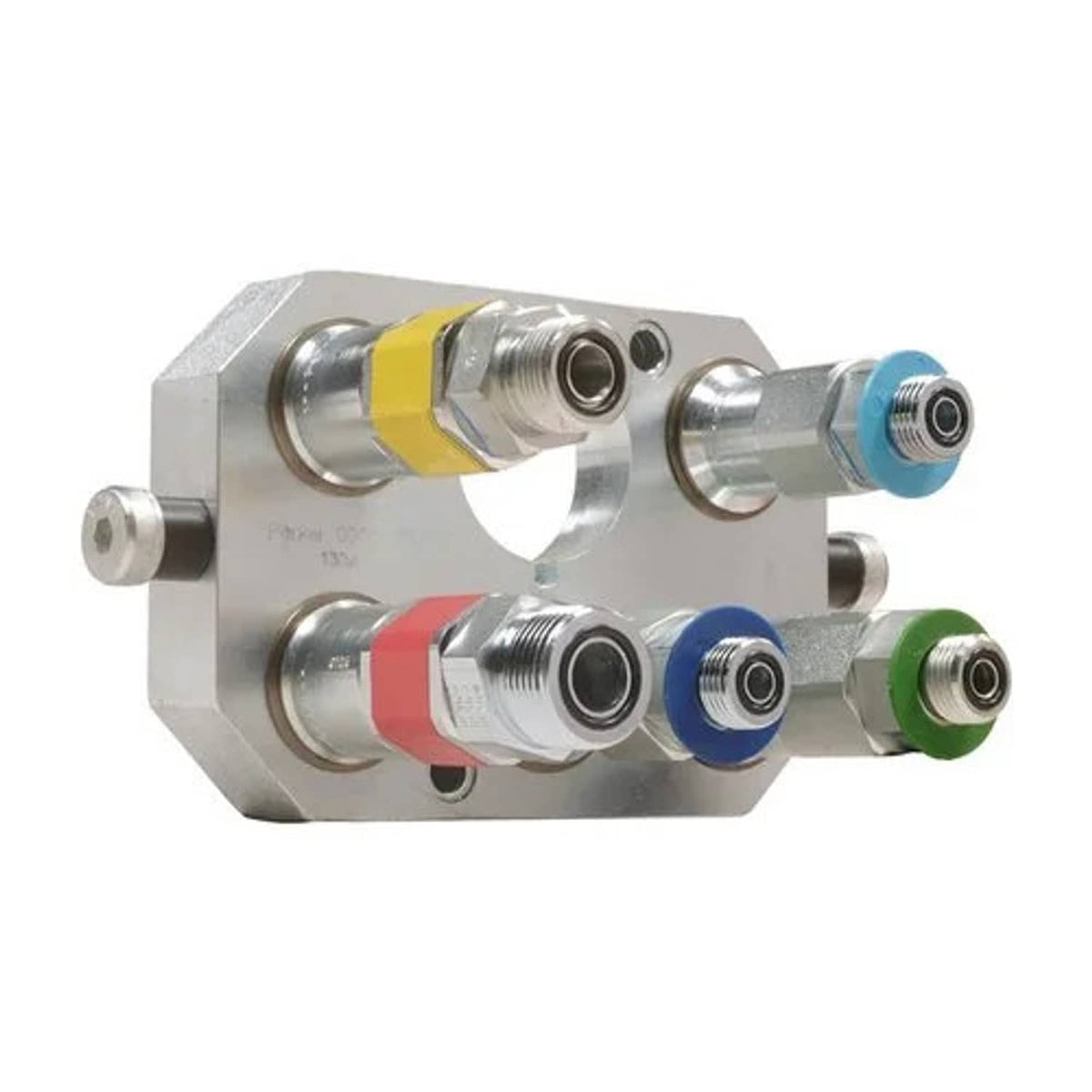 Bethesda Industrial Multi-Coupler Block with 2 Small and 3 Large Fittings