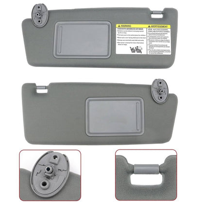 Bethesda Industrial 2Pcs Sun Visor LH Driver & RH Passenger Side For 2005-2015 Toyota Tacoma Gray