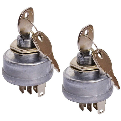 Bethesda Industrial 2PK Ignition Switch w/ Keys for Husqvarna MTD Simplicity Exmark Murray Westwood
