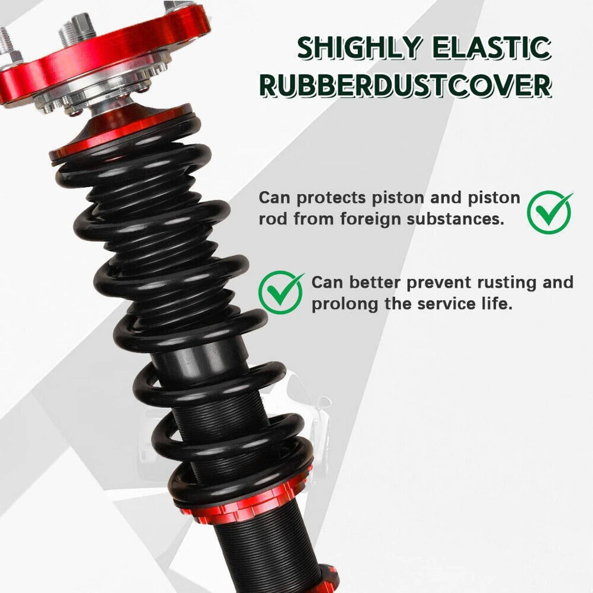 Bethesda Industrial Coilovers Suspension Kits Adjustable Height Struts Shocks For 06-11 Honda Civic