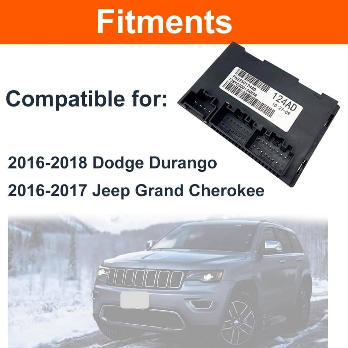 Bethesda Industrial For 2016-2018 Dodge Jeep Grand Cherokee Transfer Case Control Module 68250124AD