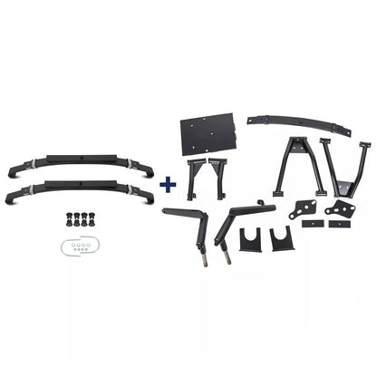 Bethesda Industrial For Club Car DS 1982-2003 Golf Cart 6" A-Arm Lift Kit & Rear Leaf Springs