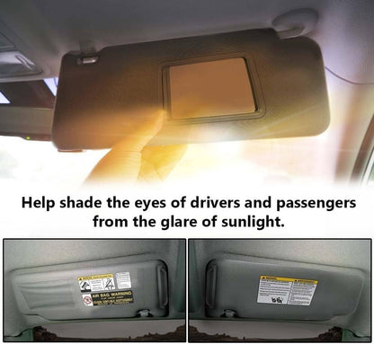 Bethesda Industrial 2Pcs Sun Visor LH Driver & RH Passenger Side For 2005-2015 Toyota Tacoma Gray