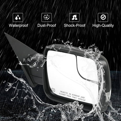 Bethesda Industrial New Heated Mirror w/Power Fold Signal Light Right For 19-24 Ram 1500 68276500AH
