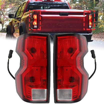 Bethesda Industrial Driver & Passenger Side Halogen Tail Lights w/ Bulb For 2023 2024 Chevy Colorado
