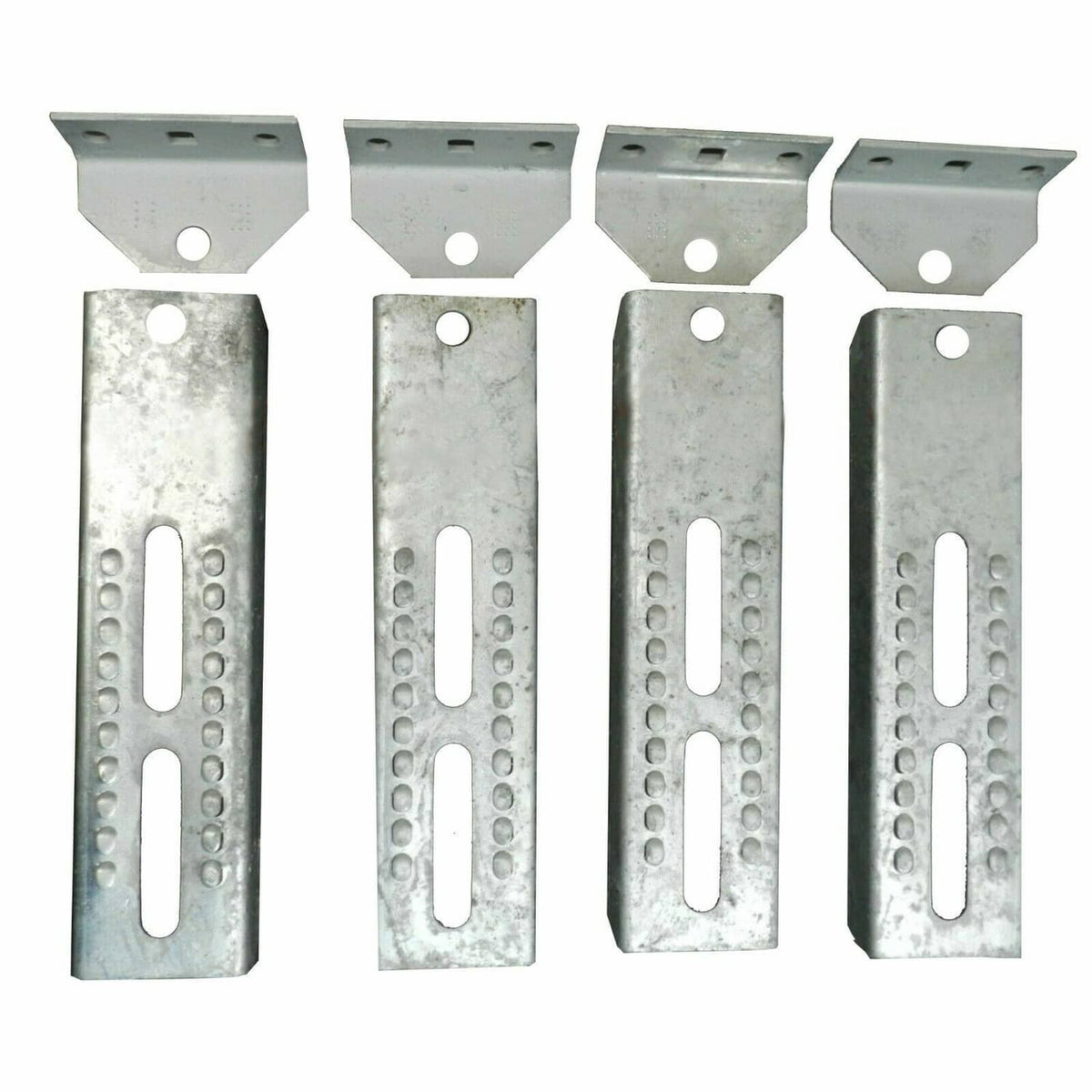 Bethesda Industrial 8PCS 10" Galvanized Swivel  Boat Trailer Vertical Bunk Board Brackets Bolster