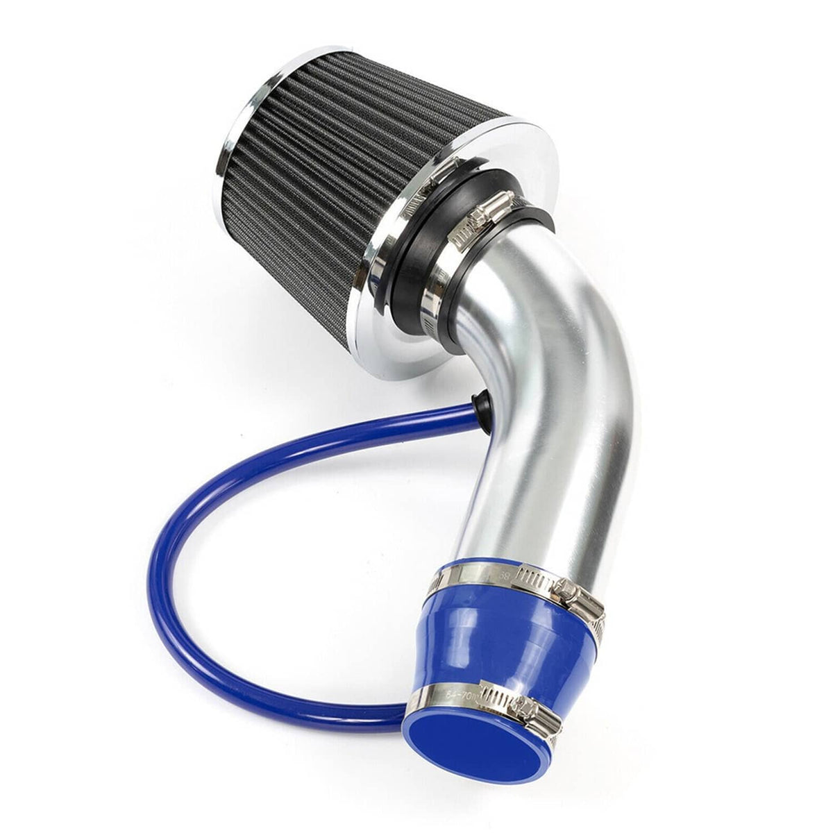 Bethesda Industrial 3" Car Cold Air Intake Filter Induction Kit Pipe Flow Hose System 76mm Alumimum