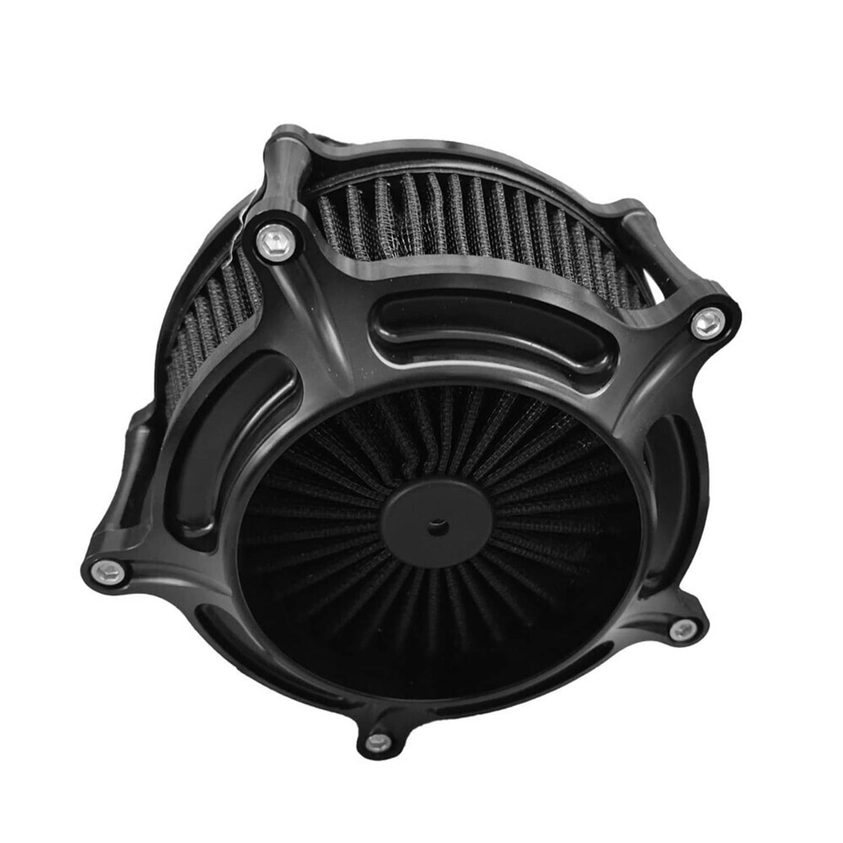 Bethesda Industrial Black Air Cleaner Intake Filter For Harley Touring Road King Street Glide 08-16