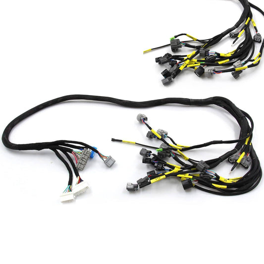 Bethesda Industrial New Tucked Engine Wire Harness For 1992-2000 Honda Civic Integra OBD2 D&B-series