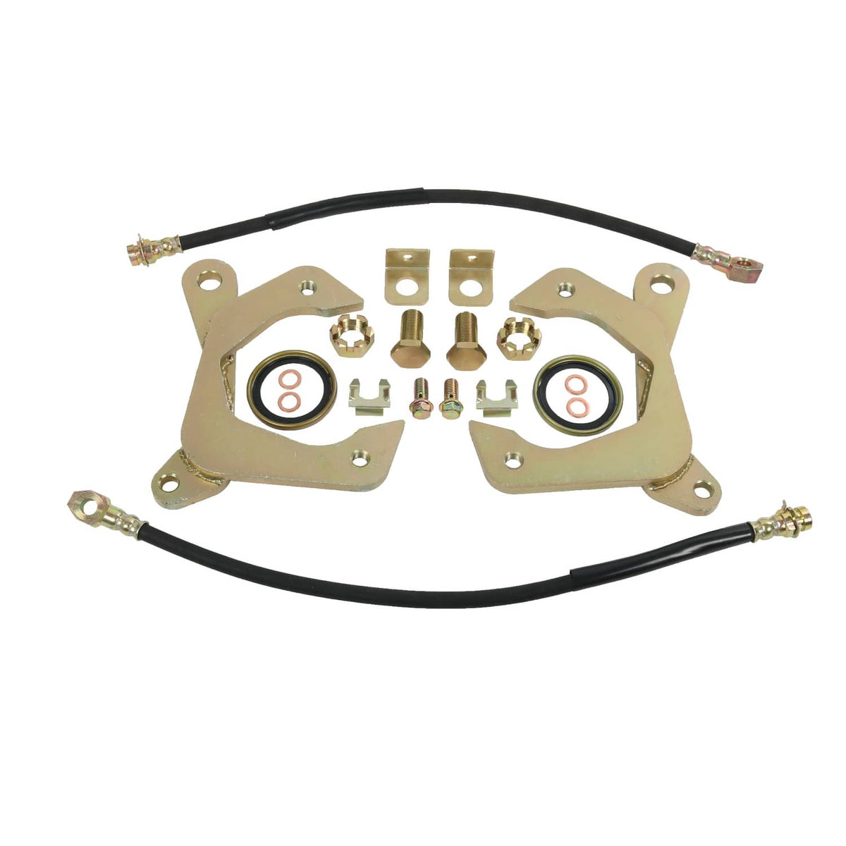 Bethesda Industrial Front Disc Brake Kit For Chevy Car 1955-1957 5 on 4.75" Bolt Pattern, Natural