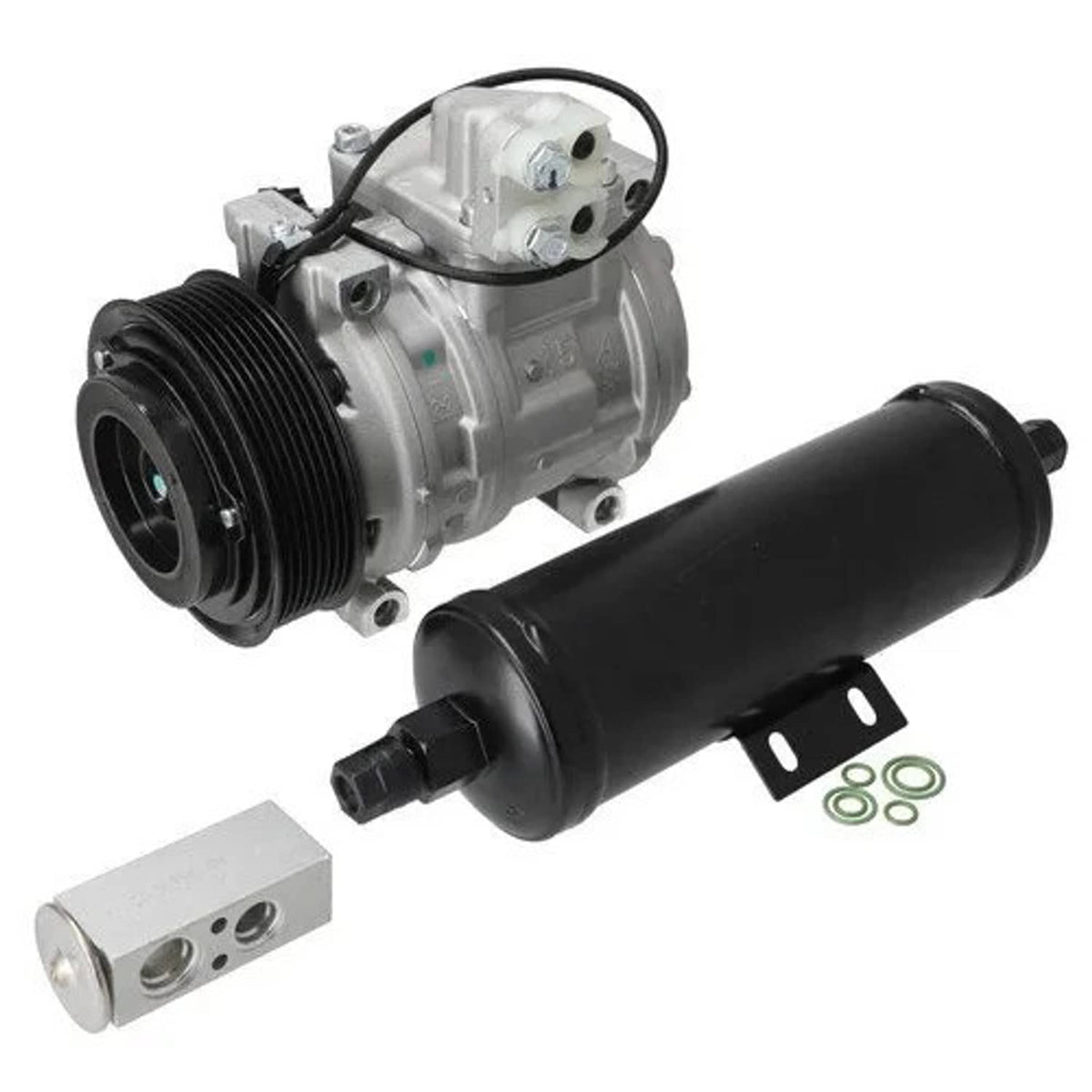 Bethesda Industrial Air Conditioning Compressor Kit fits John Deere 6320 6400 6420 7520 AL155836