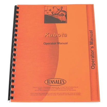 Bethesda Industrial Tractor and Loader Operators Manual fits Kubota BF400 BF500