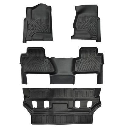 Bethesda Industrial All Weather 4Pcs/Set Floor Mats Liner For 2015-2020 Chevrolet Tahoe / GMC Yukon