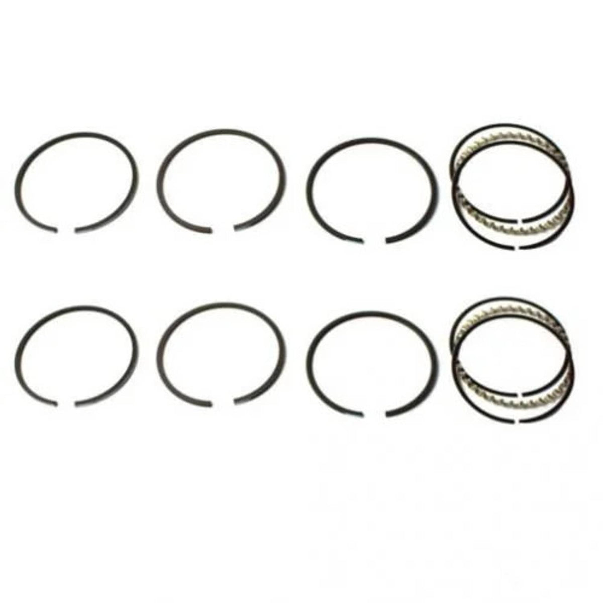 Bethesda Industrial Piston Ring Set - Standard - 2 Cylinder fits John Deere B BO BR