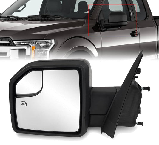 Bethesda Industrial 6Pin Tow Mirror Passenger Left Side Heated For 2015-2020 Ford F150 F-150 Truck