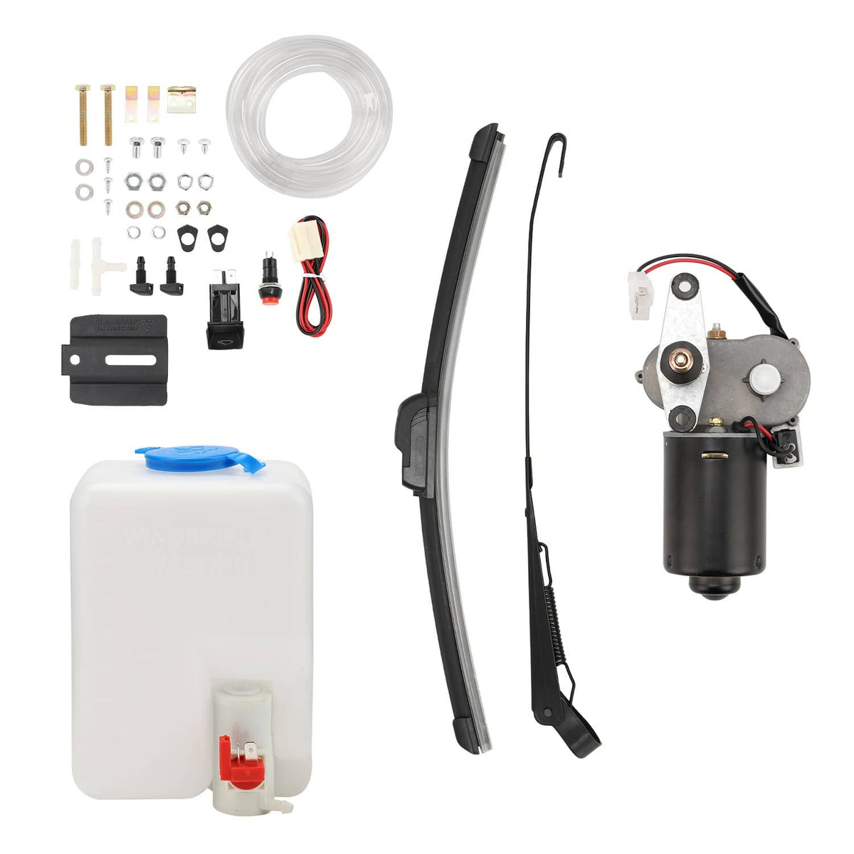 Bethesda Industrial 12V Electric Windshield Wiper Motor Kit Fit For Polaris Ranger 570/900/1000 US