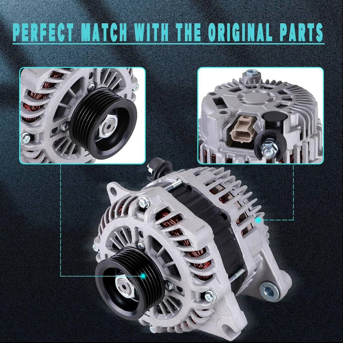 Bethesda Industrial Alternator For 2007-2014 Ford Edge 2008-2012 Taurus 2007-2012 Lincoln MKZ 3.5L