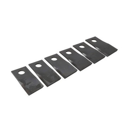 Bethesda Industrial Disc Mower Knives Knife Width 1.850" Opposite Bevel 11° Twist Clockwise Rotation