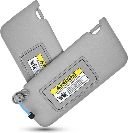 Bethesda Industrial Pair Gray Sun Visor w/ Light & Mirror For 2008-2017 Honda Accord 83280-TA5-A51ZA