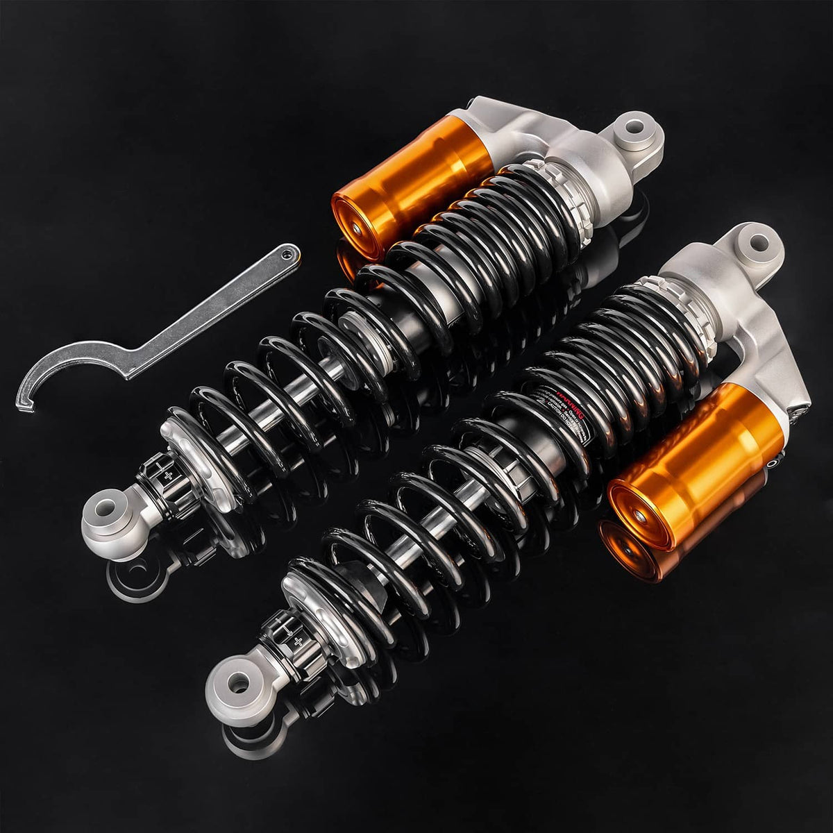 Bethesda Industrial Front Shocks Absorber Fit for 1987-2006 Yamaha Banshee 350 YFZ350 Black Spring