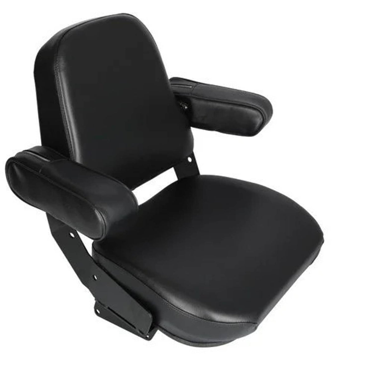 Bethesda Industrial Seat Assembly - Mechanical Suspension Vinyl Black fits Case fits International