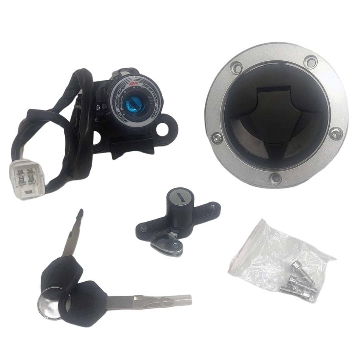 Bethesda Industrial Ignition Switch Gas Fuel Tank Cap For Kawasaki Ninja 650/EX650 2013-2016