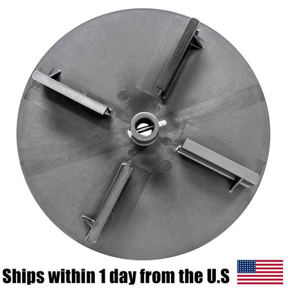 Bethesda Industrial Poly Spinner 10" with PIN for Snowex Western D6750 D6121 75618